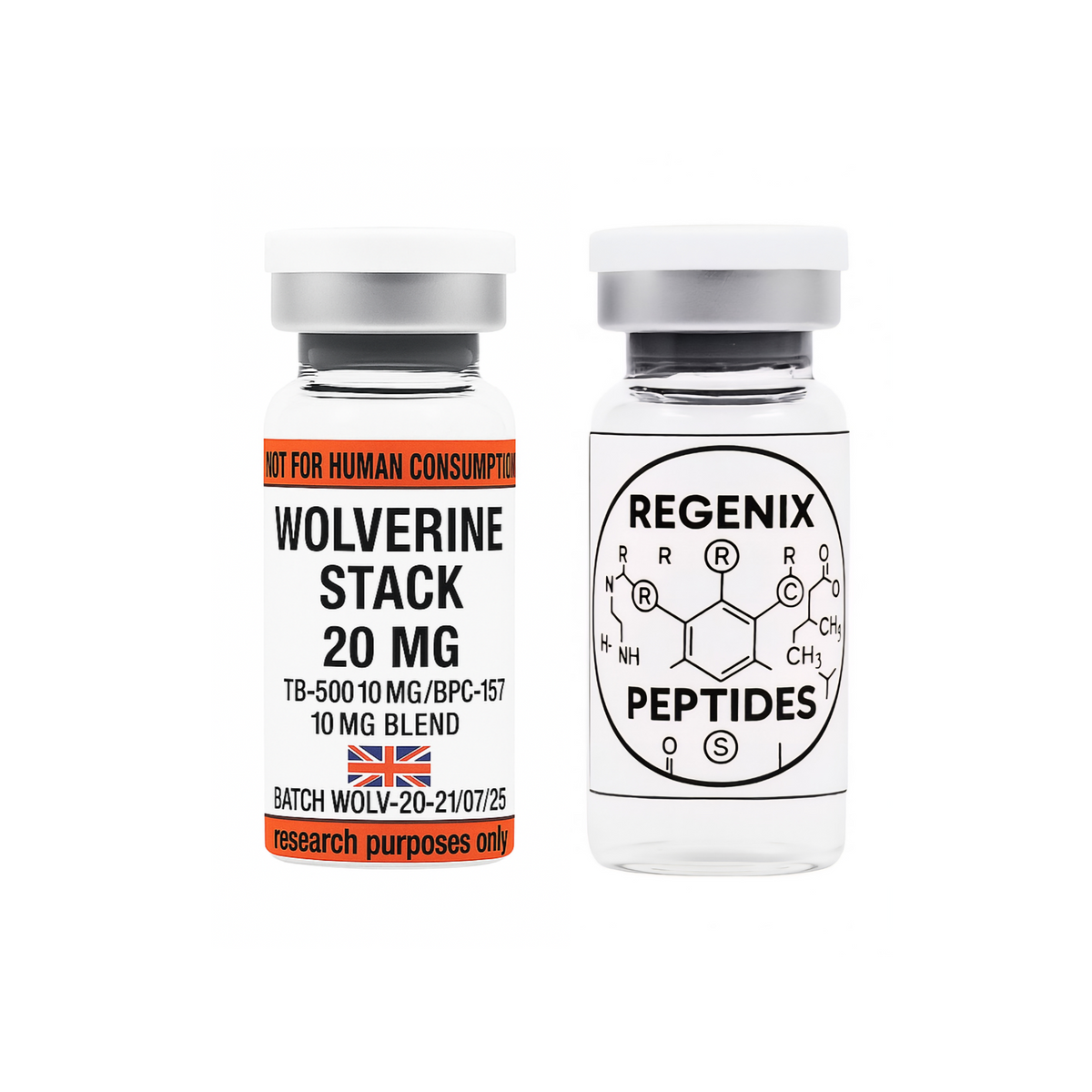 WOLVERINE STACK 20MG TB-500 10MG / BPC-157 10MG BLEND